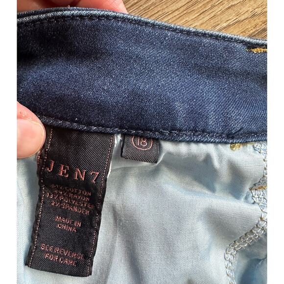 Women’s Jen7 Jeans size 18 Ankle Skinny - Picture 3 of 6